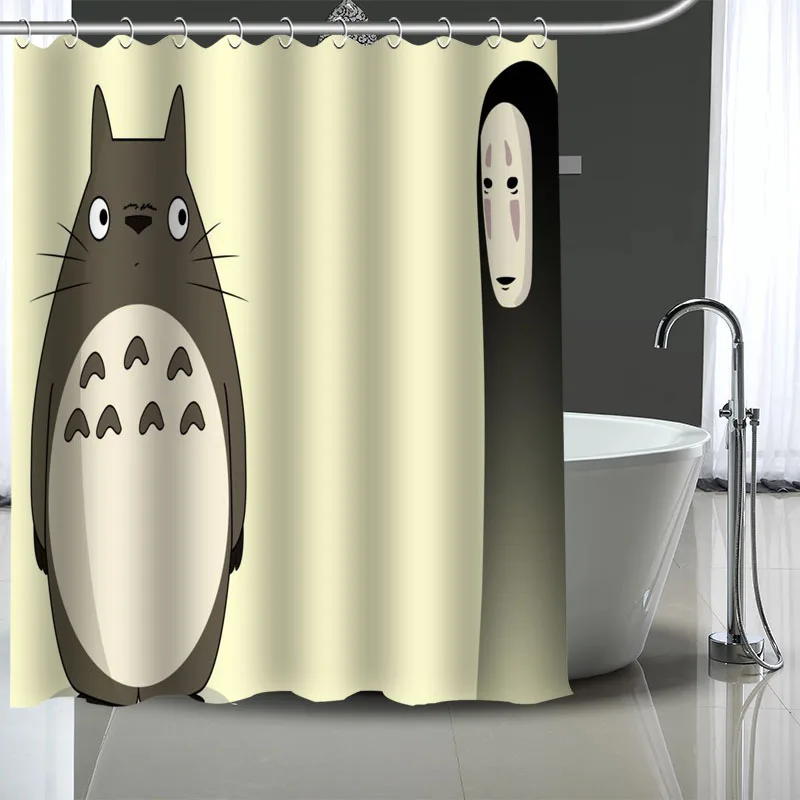 Занавеска для ванной из полиэстера с рисунком Аниме Тоторо на заказ