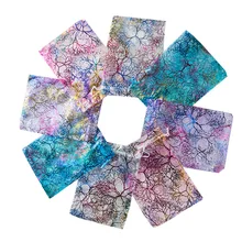50 шт. 7x9 9x12 10x15 см сумки из органзы на шнурке белые и цветные