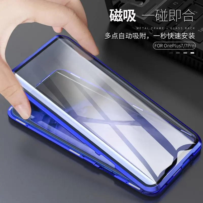 Металлический магнитный чехол 360 для телефона huawei mate 10 20 lite двухсторонний из