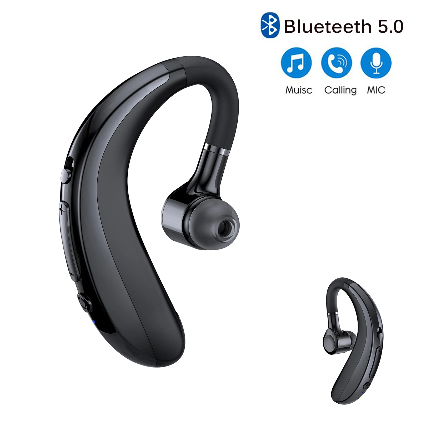 

Беспроводная Bluetooth-гарнитура S300, новая офисная гарнитура с крючком, Bluetooth-наушники с микрофоном, наушники-вкладыши с несколькими режимами уп...