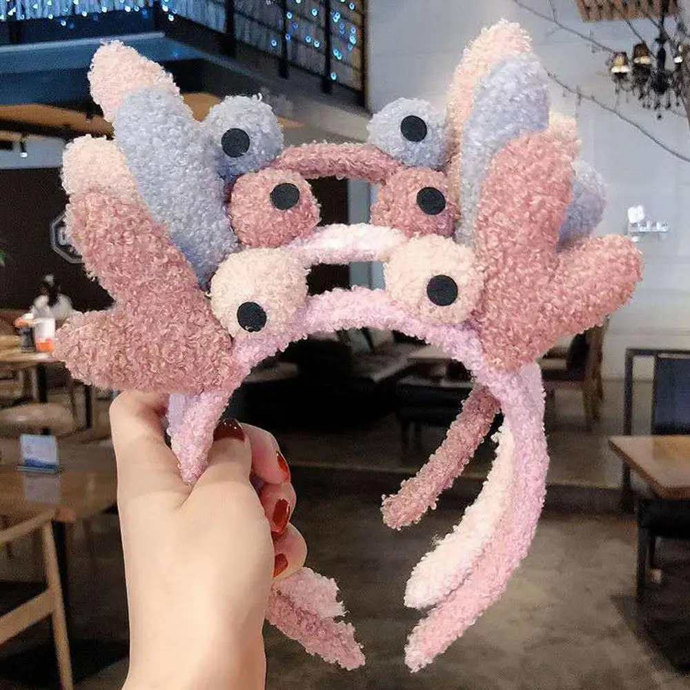 Кашемировая повязка на голову для девушек с изображением оленьих рогов и