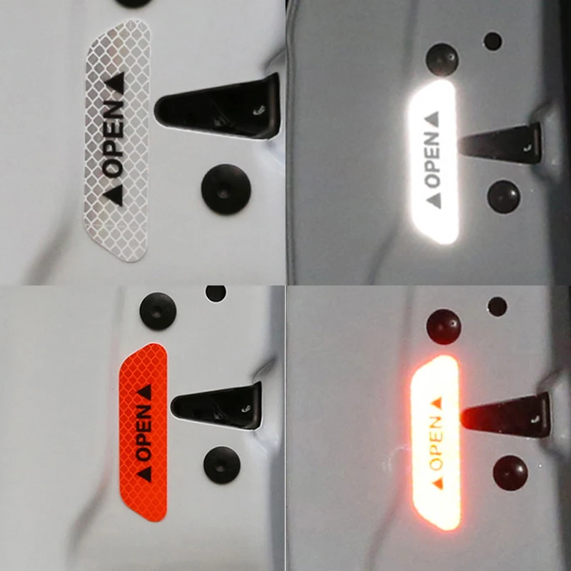 4 шт./компл. наклейки на двери автомобиля предупреждаПредупреждение знаки