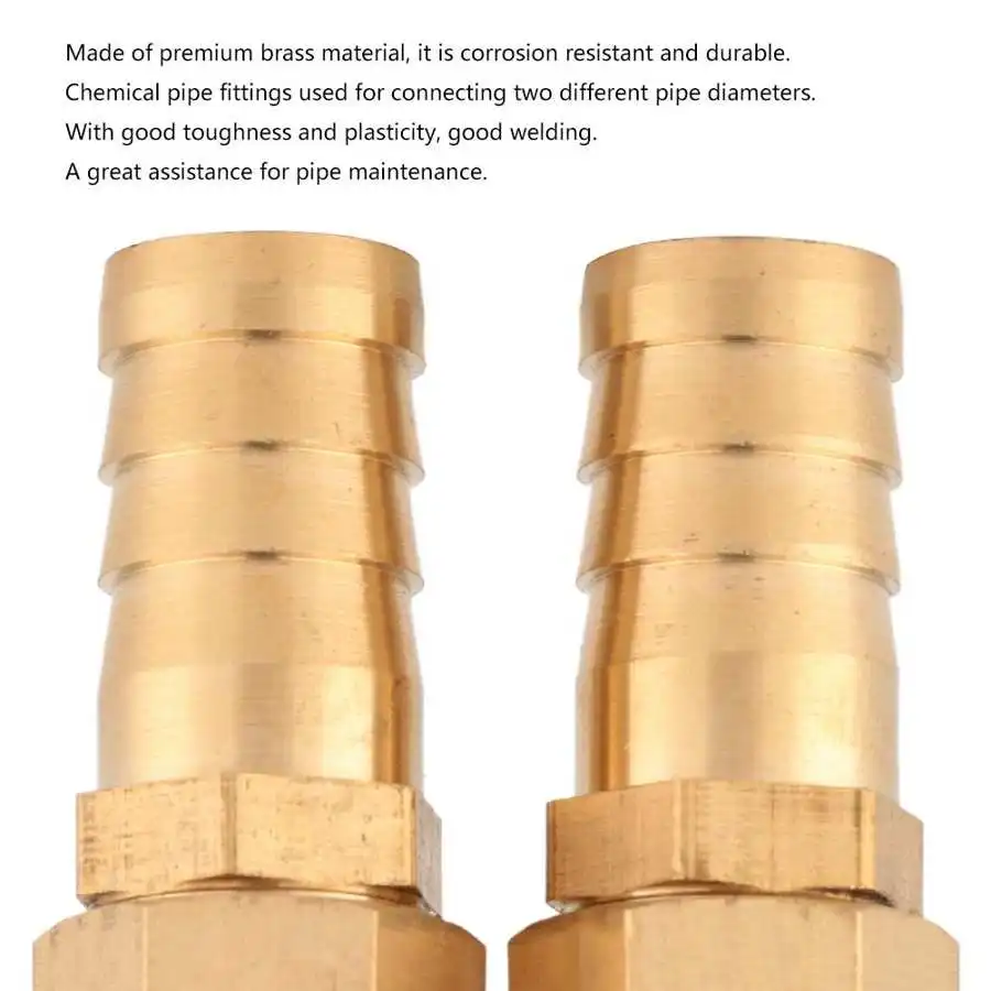 4-12 мм латунный фитинг для труб соединительный соединитель хвоста адаптер 2 шт. |