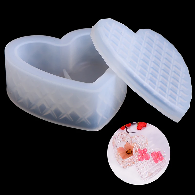 

3D Diamond Love Heart Shape Silicone Molds For Baking Sponge Chiffon Mousse Dessert Cake Molds Food Grade