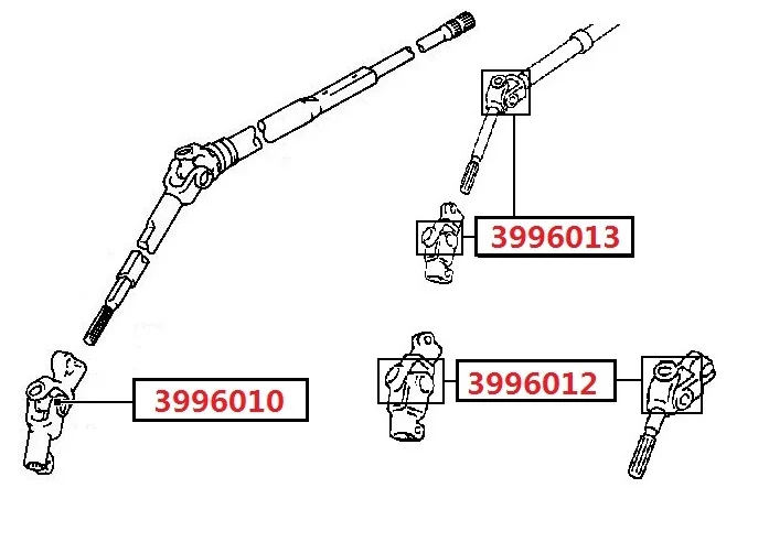 Фонарь рулевого вала для TOYOTA IPSUM CXM10/SXM10 1996 2001 и SXM15 4WD 2001|CV детали| |