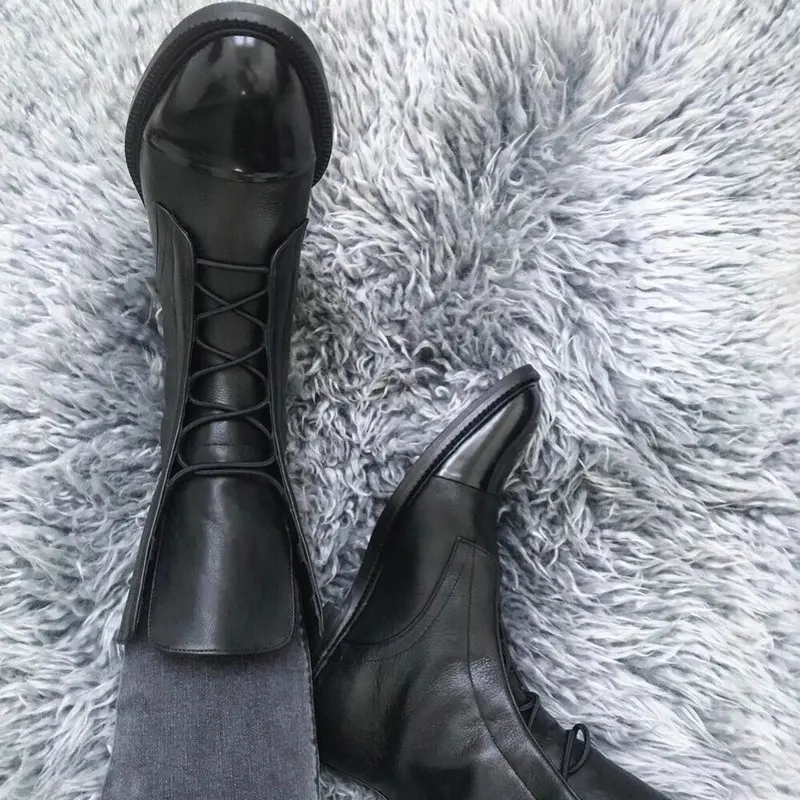 Женские ботинки челси Salu ботильоны ручной работы из 2020 натуральной кожи