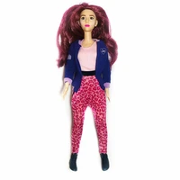 28cm original doll girl red hair cool girl doll women with clothes 5 joints doll beautiful girl christmas gift