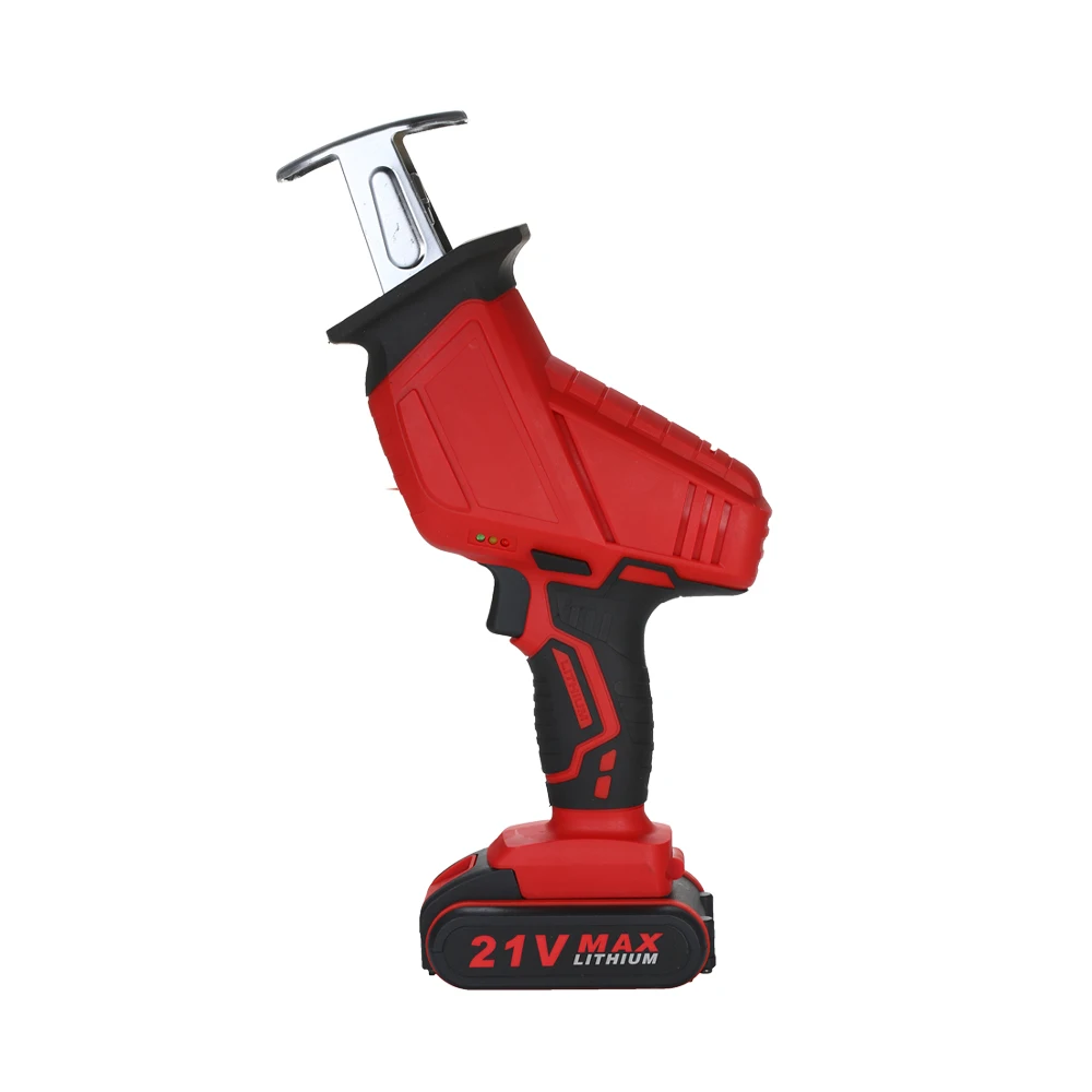 Electric Saw Reciprocating Saw for Wood Metal Plasitic Pipe Cutting Power Saw Tool with 2 Batteries Rechargeable