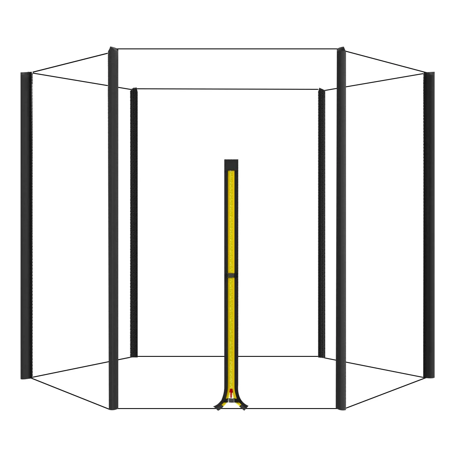 

6 Sizes Safety Protective Net Uv-resistant Outdoor Garden Anti-fall Trampoline Replacement Net Jumping Pad Without Trampoline