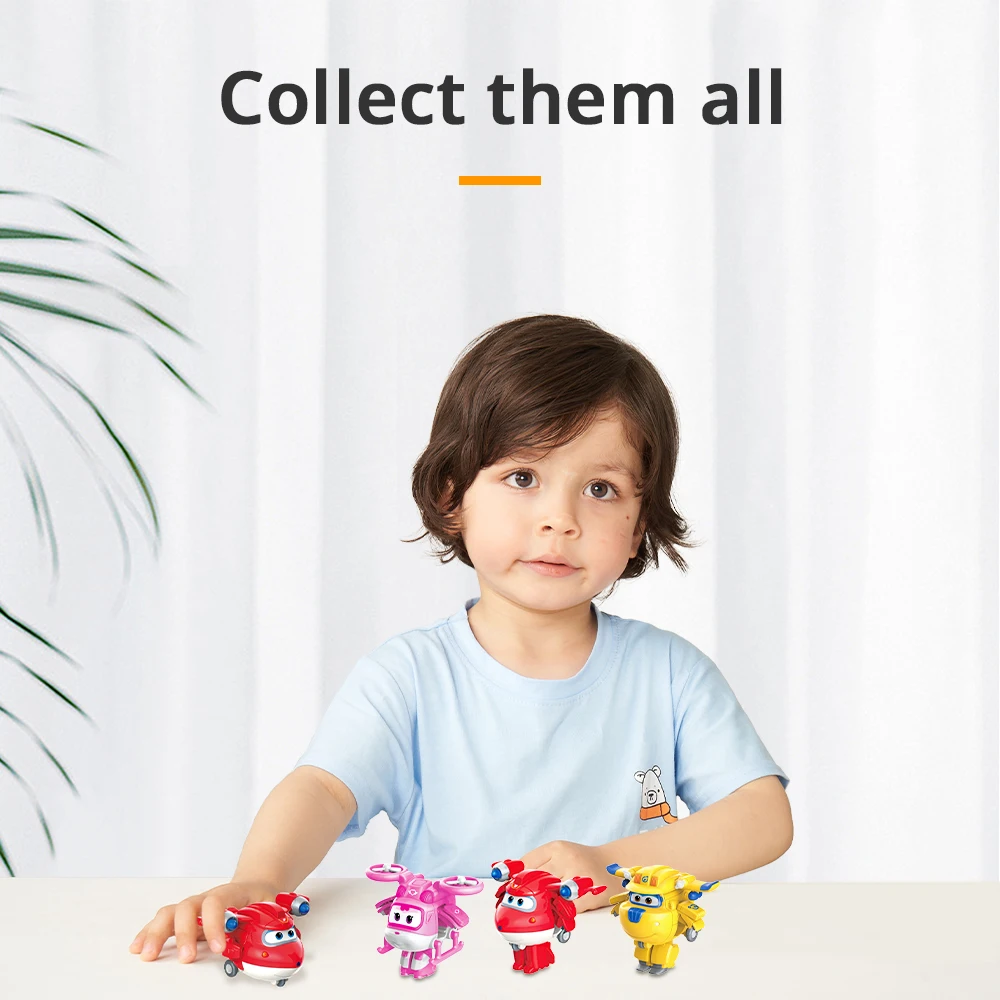 Миниатюрная трансформирующая игрушка S4 с супер крыльями самолет трансформер