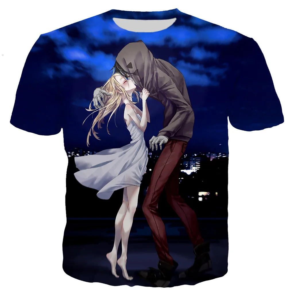

2021 Hot Sale Anime Angels of Death 3d Printed T-shirt Unisex Fashion Casual Popular Summer Streetwear Short Sleeve Oversize Top