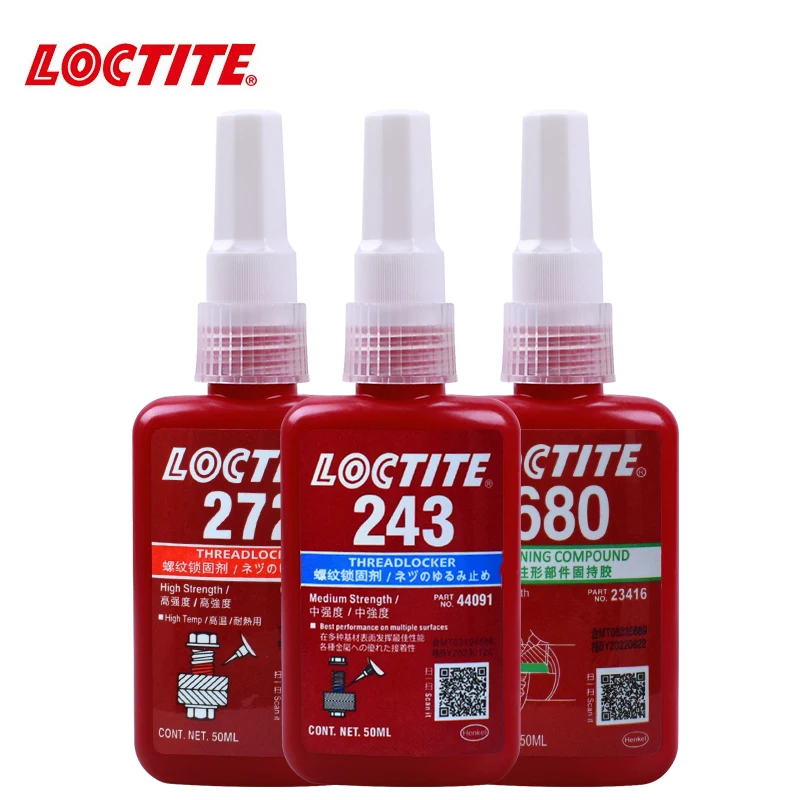 Винтовой Клей Loctite 50 мл анаэробный клей для фиксации резьбы 222 241 242 243 262 271 всех