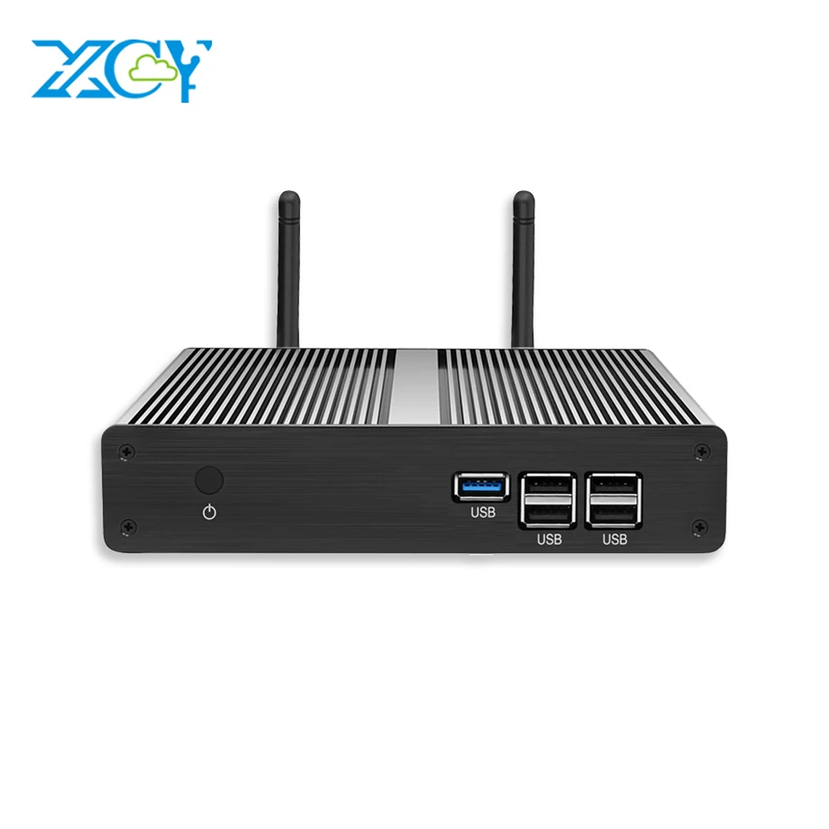 Мини компьютер XCY Celeron J1900 N2930 Windows 7 /10 VGA HDMI Wifi USB3.0 N2808 микро Безвентиляторный
