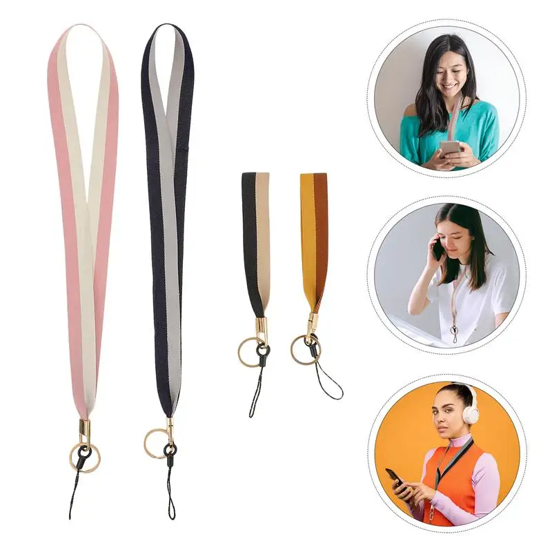 

4Pcs Portable Convenient Creative Durable Practical Wrist Straps Phone Hanging Ropes for Outdoor