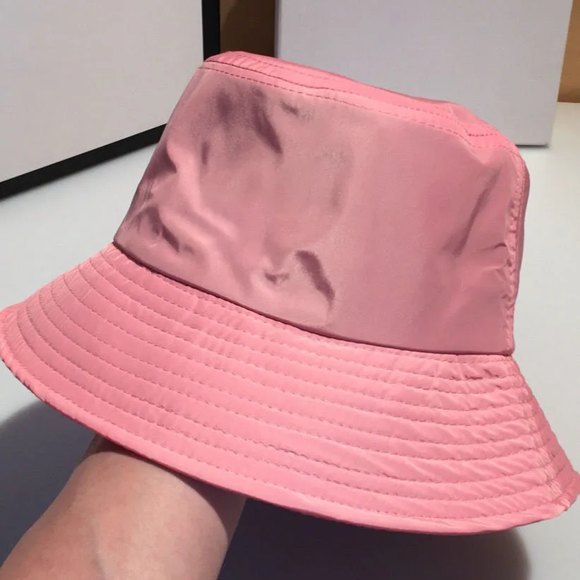

Unisex Pattern Style Luxury Bucket Hats Women Fashion Brand Designer Basin Hat Nylon Sun Cap Black Outdoor Travel Hat 2021 New