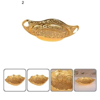fashion snack tray gold anti slip anti drop snack tray snack bowl fruit bowl buffet display plate