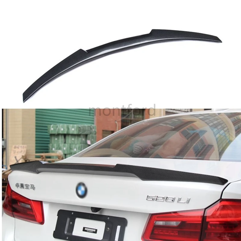 Для BMW G30 G38 5 SERIES 530i 540i M5 M4 Тип седан 4 дверь 2017 2018 2019 углеродное волокно задний
