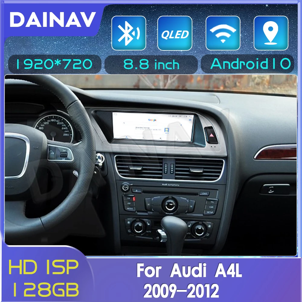 

8.8 Inch Android 10 Car Radio For Audi A4L 2009-2012 Navigation Multimedia Player Stereo Receiver CarPlay8.8 Inch Android 10 Car