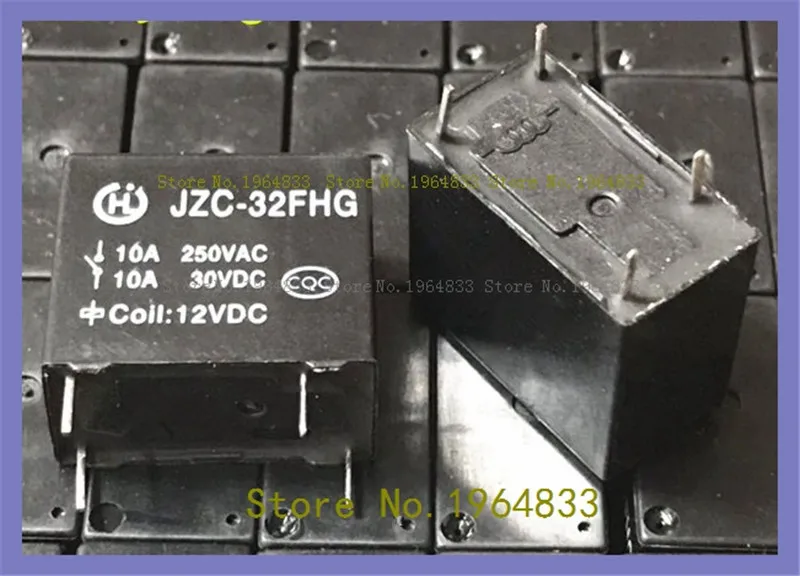 

JZC-32FHG 12VDC 10A реле dip-4