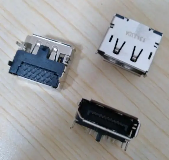 10 шт. Тонущая пластина разрывная DP 20Pin гнездо HD Интерфейс HDMI20P displayport|Соединители| |