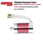 Платиновая Водонепроницаемая серия 3665 1550KV 1800KV 2100KV 2600KV 3100KV бесщеточный вал диаметром 5 мм мотор для 1:10 радиоуправляемых машинок грузовиков