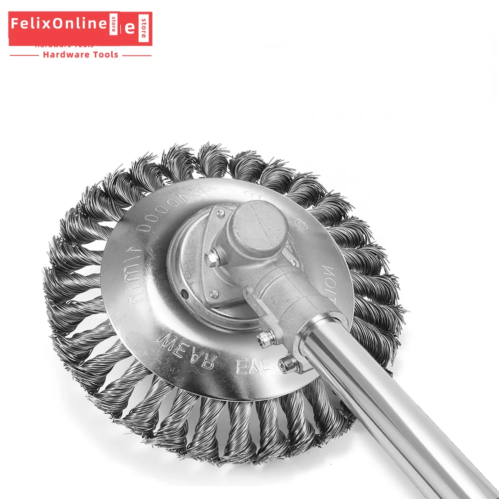 6-дюймовая стальная проволочная Головка триммера травяная щетка резак для