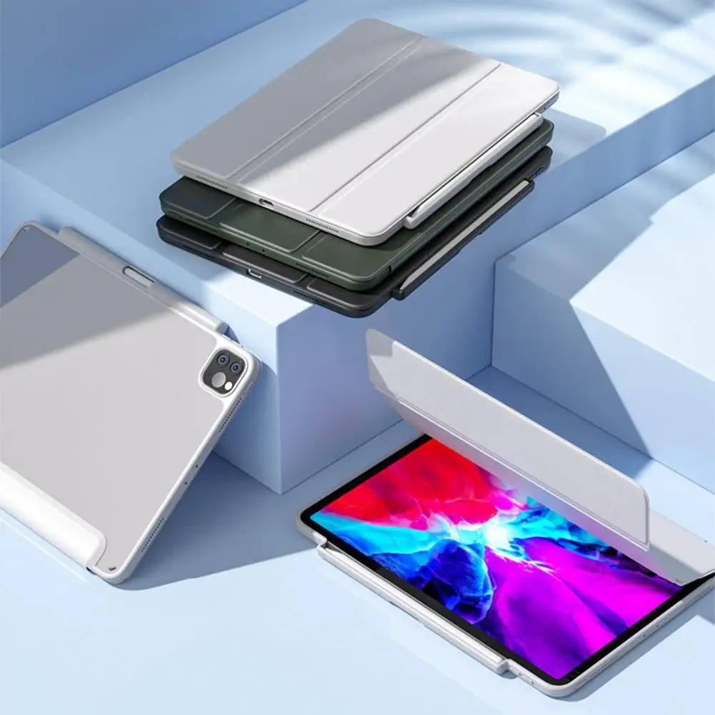 

Tablet Protective Case Cover Foldable Stand Holder for iPad Pro 11/12.9inch 2020