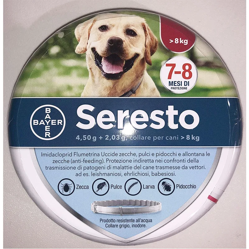 

seresto animal Health Flea and Tick Collar Large Dogs Up To 8 Month Flea Tick Collar Anti-mosquito and insect repellent