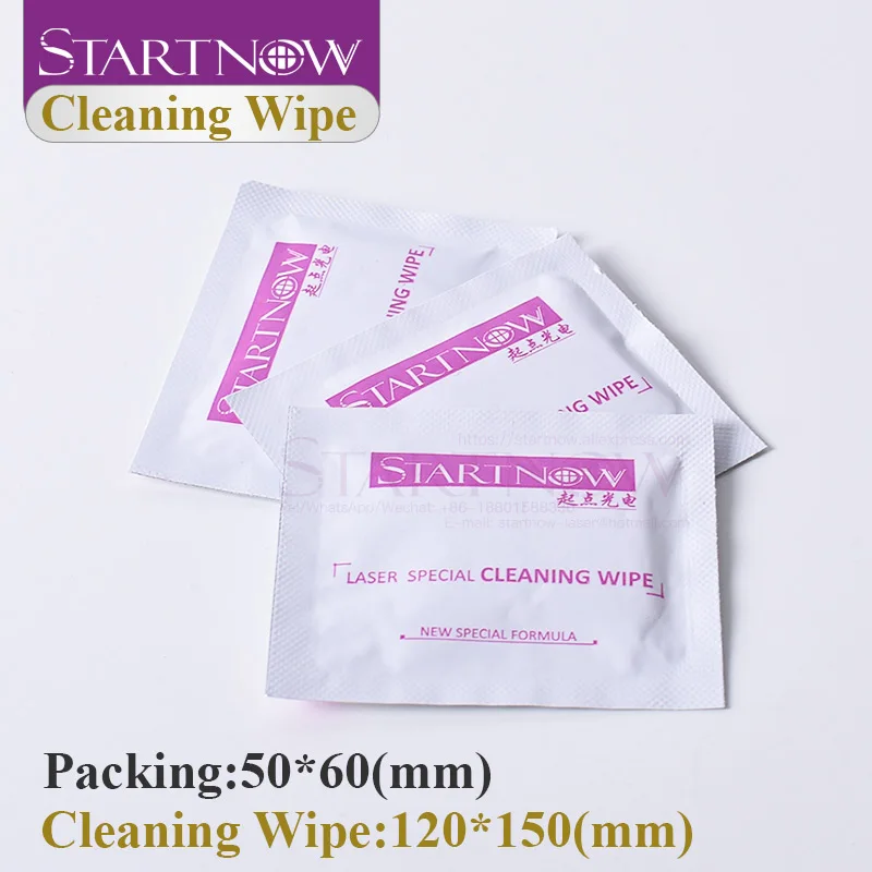 

5pcs/lot Lens Cleaning Wipes Special formula For CO2 Lens & Mirrors Fiber Protective Windows Laser Equipment Accessories