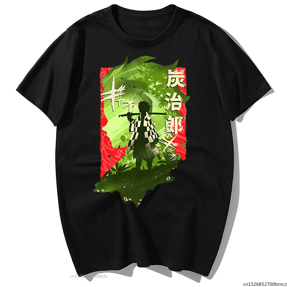 

Japanese Anime Demon Slayer Kamado Tanjirou Kimetsu No Yaiba T-shirts Women Summer Casual Hip Hop T Shirt Harajuku Streetwear