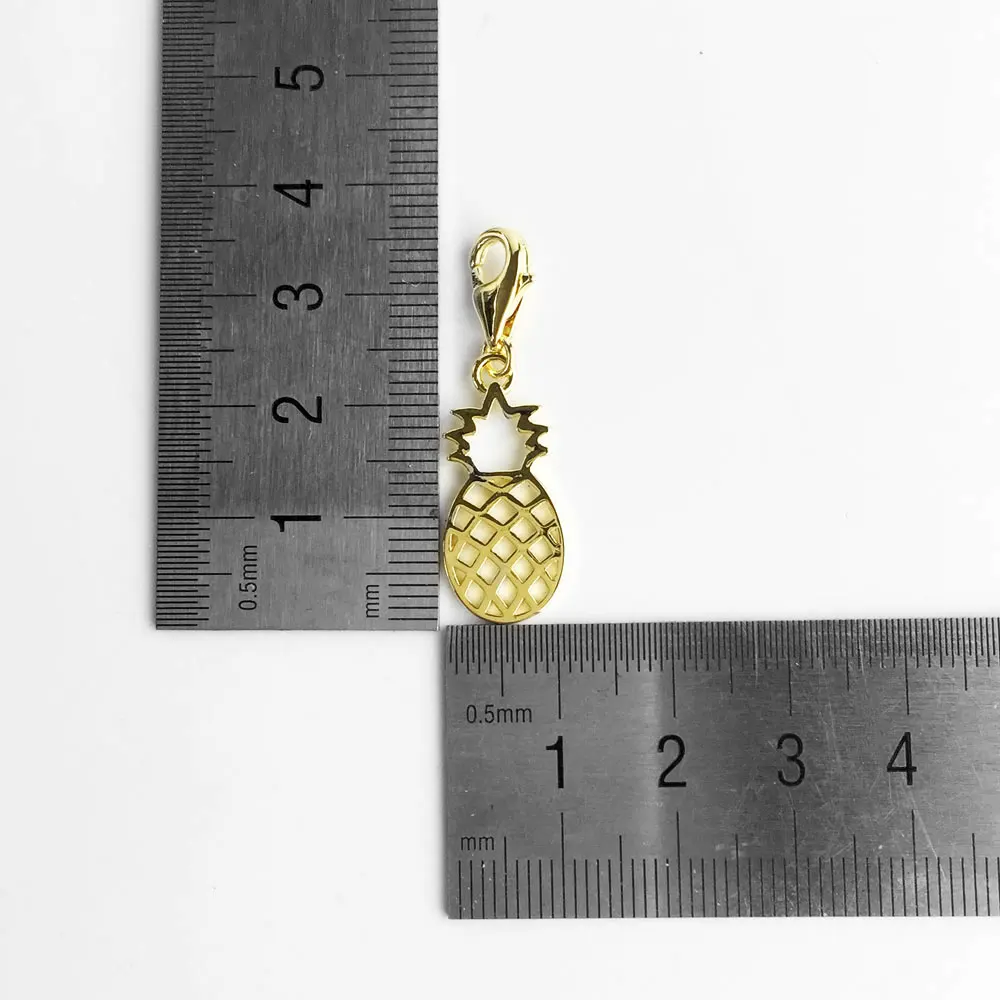 Подвески с подвеской в виде ананаса из стерлингового серебра 925 пробы модные