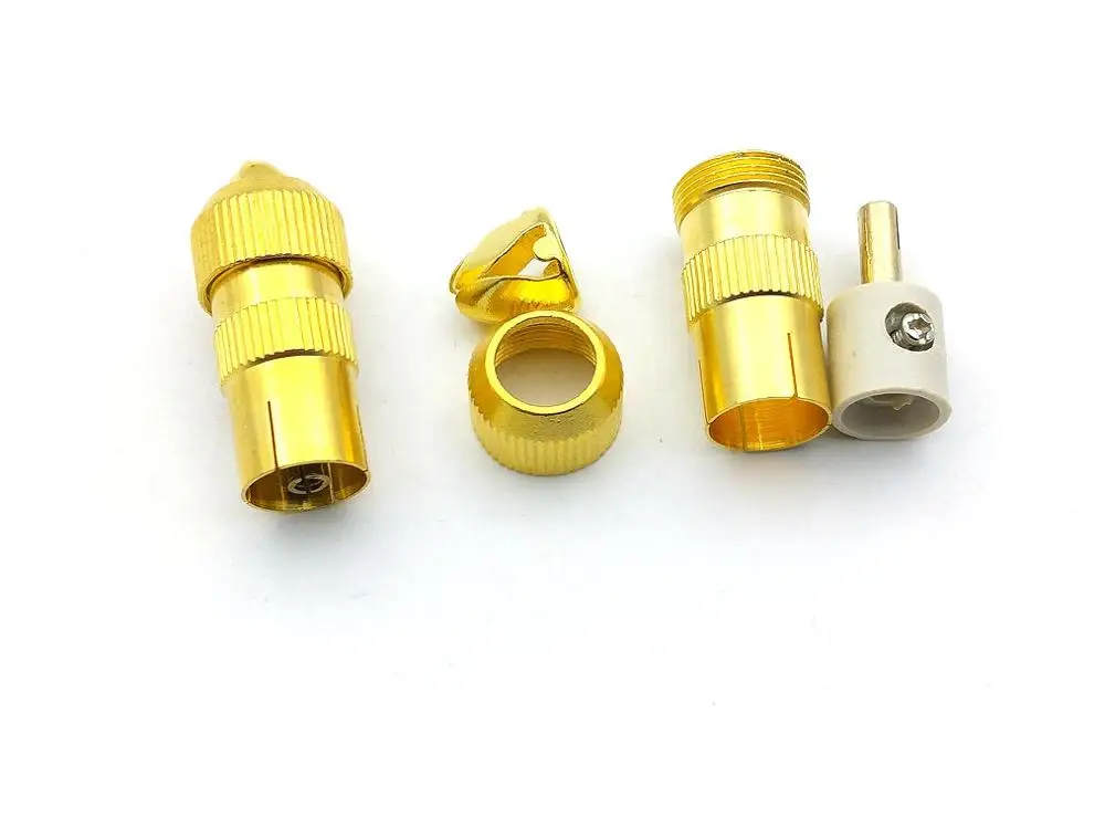 5 шт. женский ТВ антенный разъем металлический коаксиальный | Обустройство дома