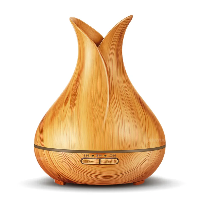 Light wood 150 мл Usb увлажнитель воздуха диффузор эфирного масла Арома Лампа Электрический диффузор аромата для ароматерапии тумана для дома - Цвет: Light wood
