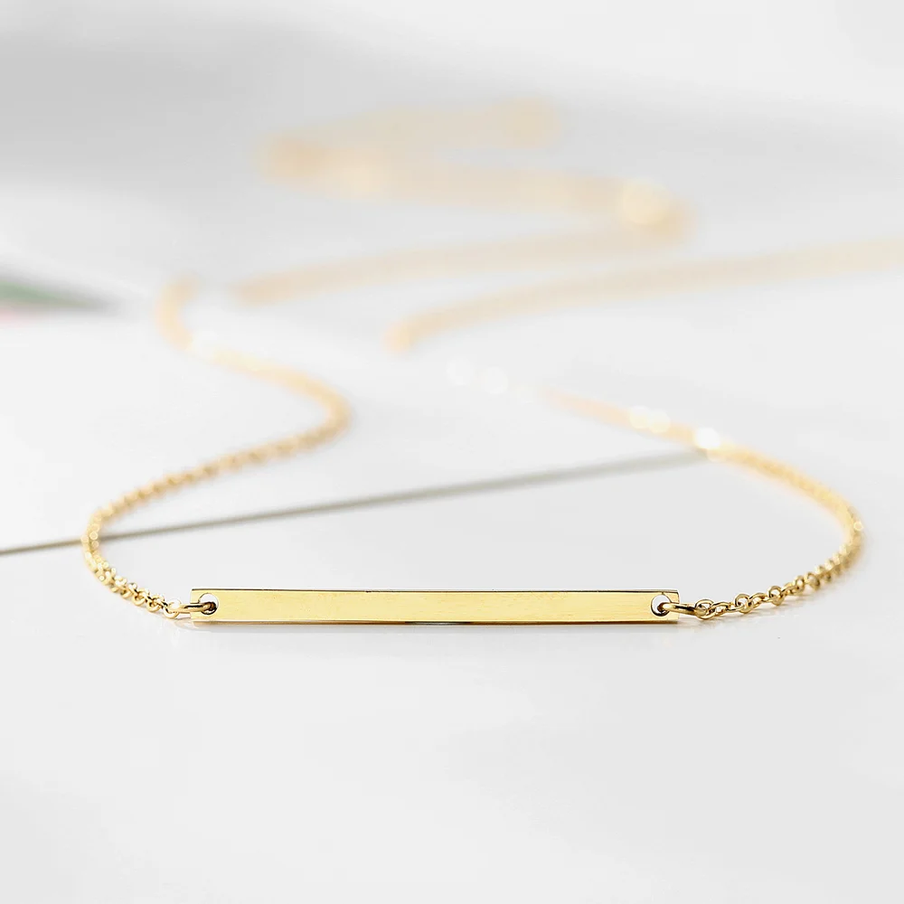 Золотое женское ожерелье из нержавеющей стали подвеска длинная цепочка колье