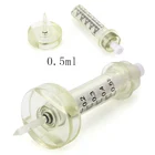 0,5 мл шприц с иглами и головкой ампулы для распылителя, пистолет для мезотерапии, гиалуроновая ручка, наполнитель для губ, инъекции, удаление морщин с высоким давлением