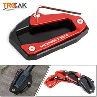 motorcycle kickstand extension plate side stand for ducati multistrada 1200 1200s 1200gt monster 696 796 821 1200