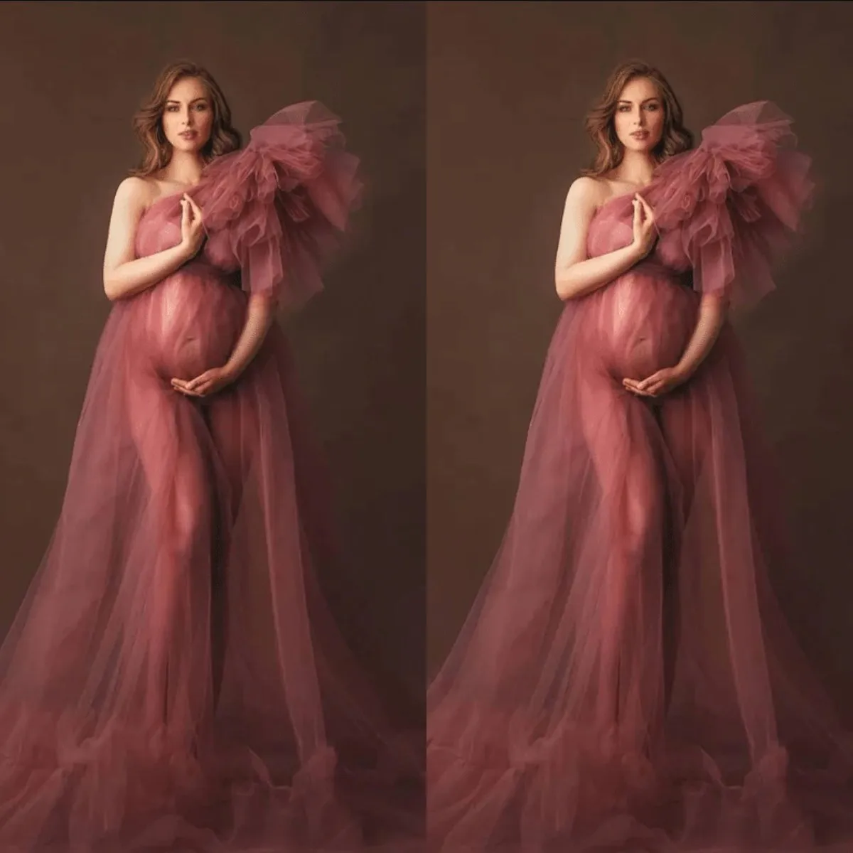 

Халат для беременных из фатина/платье для беременных из фатина/халат для фотосессий до беременности из фатина/платье для беременных для фот...