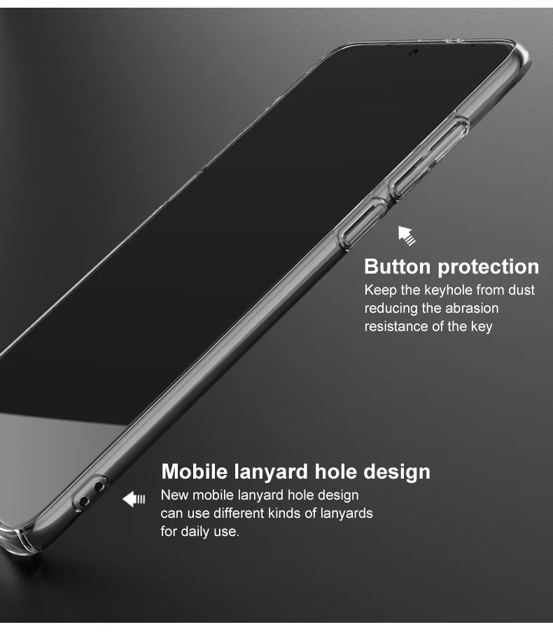 IMAK Кристальный чехол, прозрачный чехол для huawei mate 30, смартфон, чехол для ПК Жесткий Чехол для huawei mate 30, чехол для защиты экрана