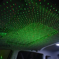 usb car led atmosphere lamp roof star night light projector adjustable light red and green
