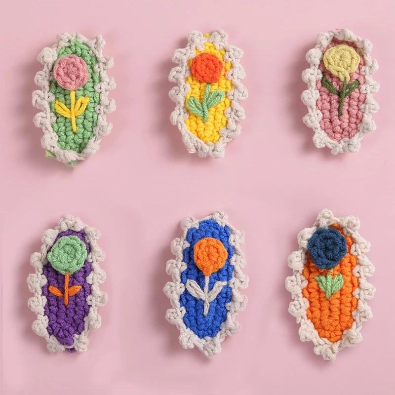 

6 шт./Лот, заколки для волос с волнистыми цветами для маленьких девочек, Винтажные заколки, классические детские заколки для волос, женские з...