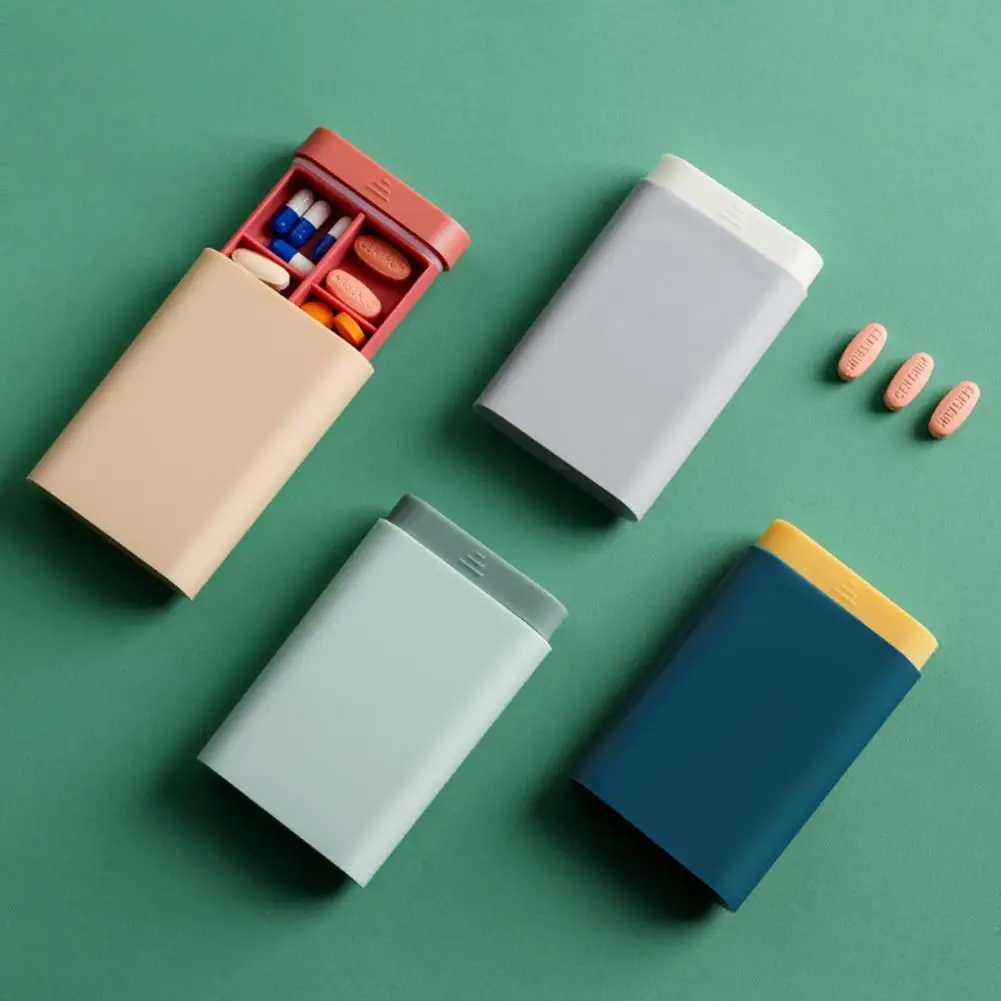 

Portable Mini Compartment Medicine Pill Box Storage Case Box Vitamins Container Capsules Organizer for Outdoor Travel