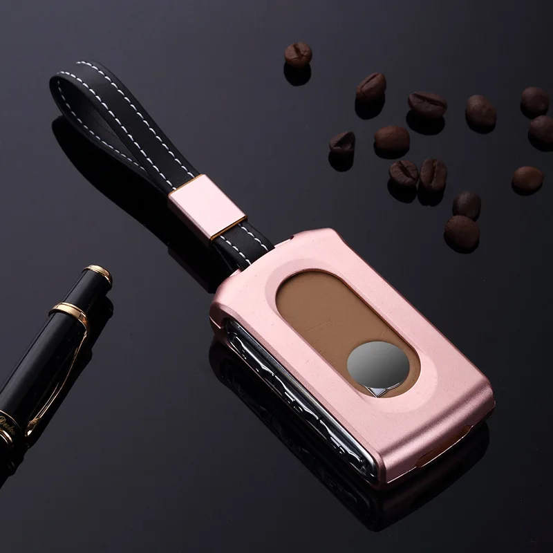 Автомобиль из алюминиевого сплава ключ держатель чехол для брелка с ключом в