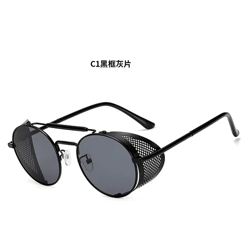 Black Gery Летний костюм хорошего предзнаменования Кроули Дэвид Теннант солнце Стекло es Косплэй реквизит панк-очки лобовое стекло для мужчин и женщин Для женщин мужские Солнцезащитные Стекло - Цвет: Black Gery