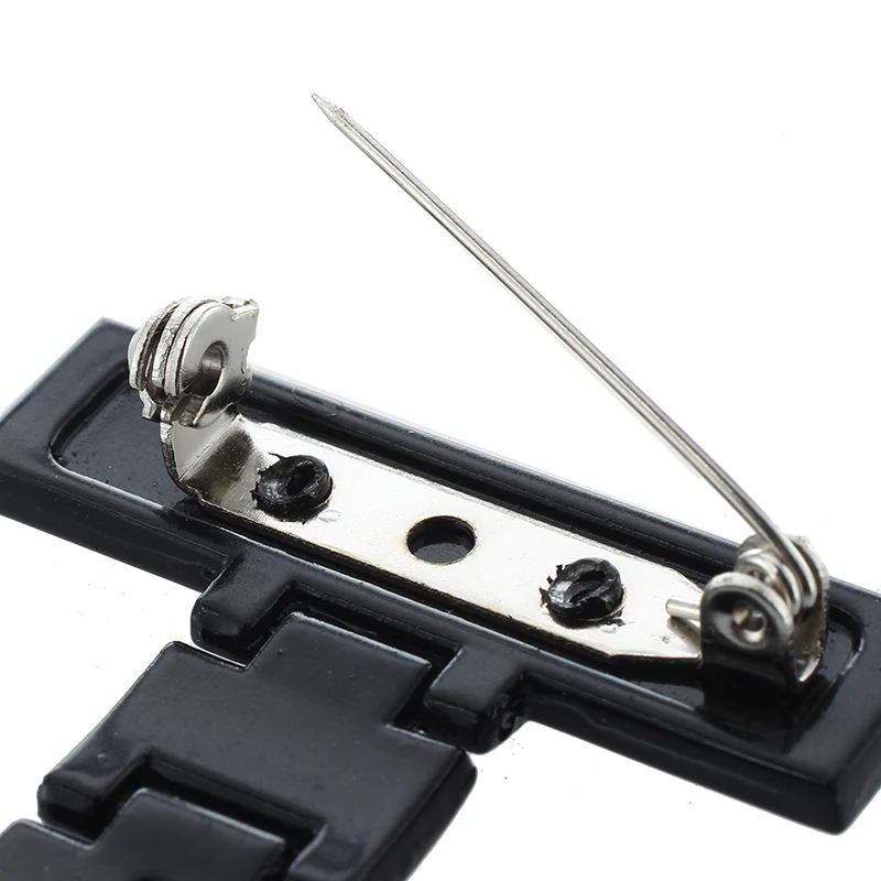 

Black Quartz Movement Nurse Brooch Fob Tunic Pocket Metal Watch