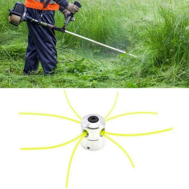 

Universal fit Aluminium Trimmer Head Strimmer line Double Bobbin Brush cutter hread head+hex wrench+mowing rope