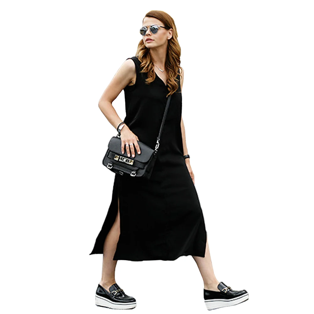 

Sleeveless Maxi Dress Women Summer Beach Casual Party Sexy Wrap Bodycon Bandage Vintage Slit Cotton Black Long Dresses Sundress