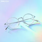 Новинка 2022, оправа для очков из чистого титана, легкие японские круглые очки ручной работы в стиле ретро для мужчин и женщин, очки для чтения при близорукости KMN1110