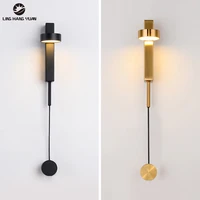 led indoor wall lamps rotation dimming switch led wall light modern stai wall deco wall sconce light llivingroom bedside light