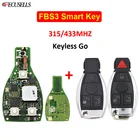 CGDI Запуск одной кнопки без ключа Go MB FBS3 смарт-ключ 315 МГц 433 МГц для Mercedes Benz W204 W207 W212 W164 W166 W216 W221 с корпусом