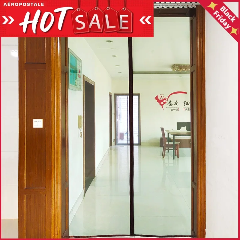 Новая прочная Магнитная дверная занавеска москитная сетка Москитная для защиты